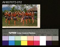 藏品(原住民彩色明信片：竹節舞)的圖片